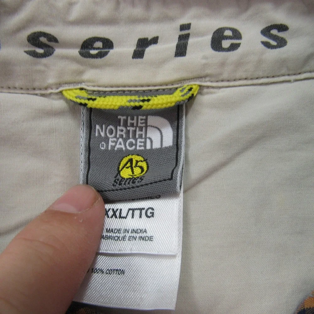 The North Face A5 Series Mens Plaid Button Down Shirt‎ XXL Tall Long Sleeve